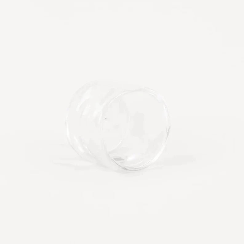 0405 Glass - Wide - Clear - Set of 4