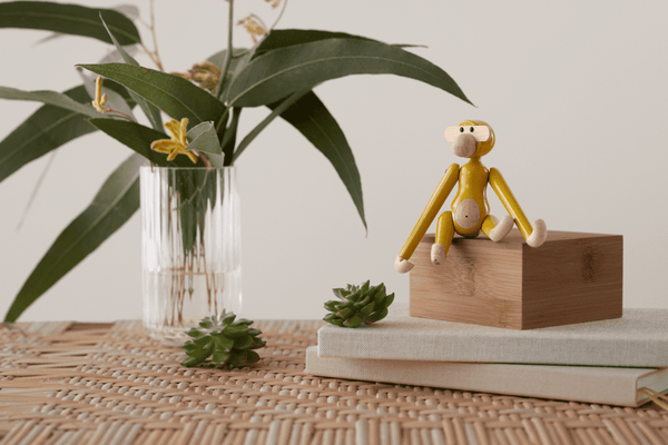 Kay Bojesen Monkey, Mini - Vintage Yellow