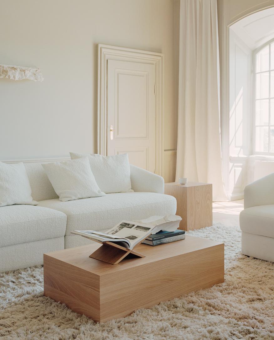 Mass High Coffee Table with Drawer