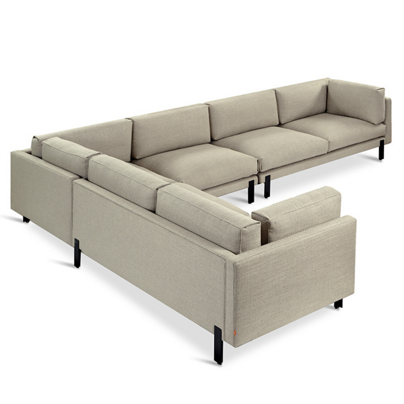 silverlake xl sectional andorra almond left facing