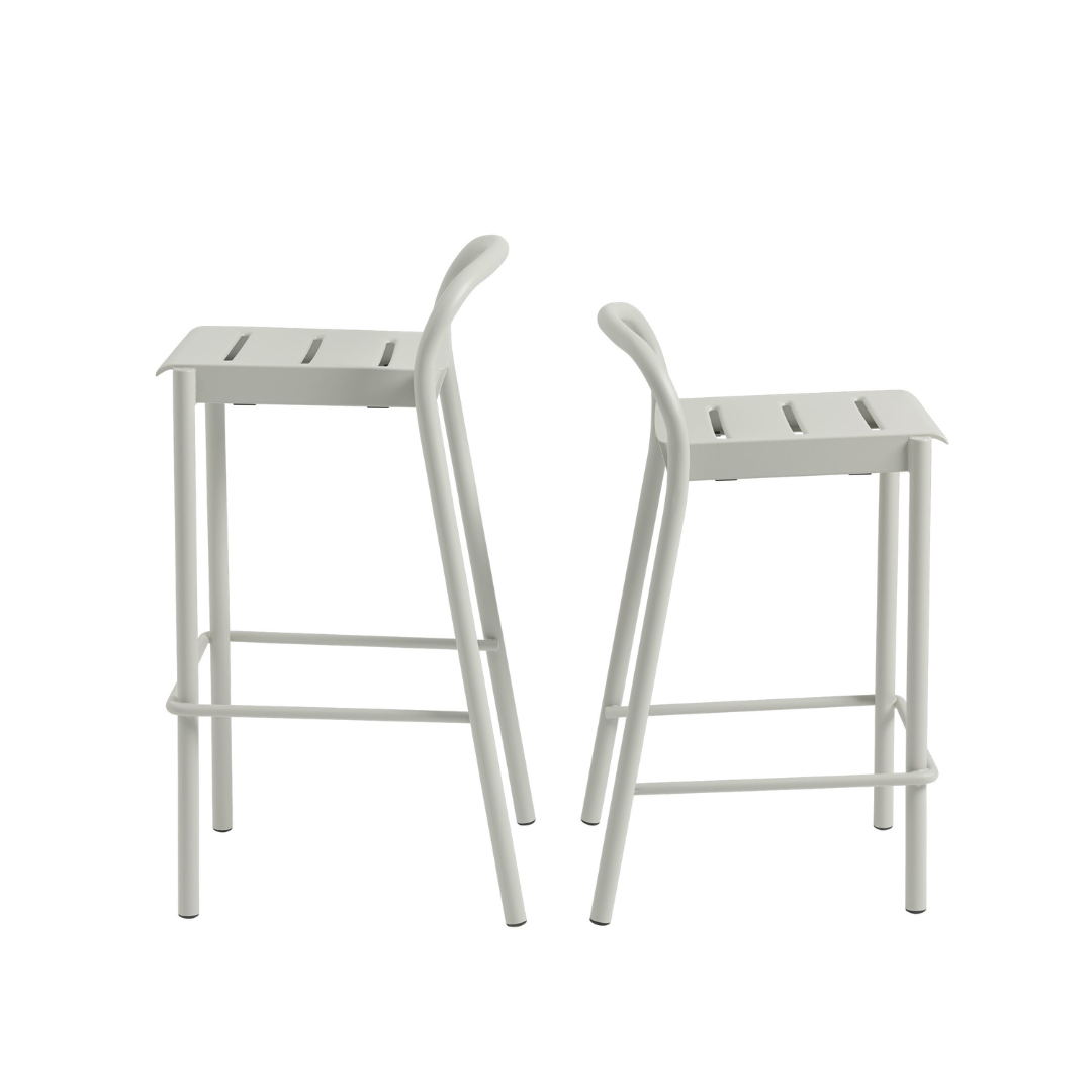 Linear Steel Bar Stool