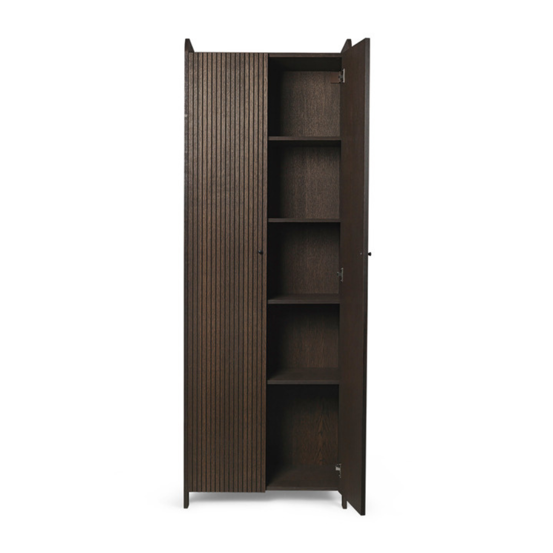 Sill Cupboard - Tall - Dark Stained Oak