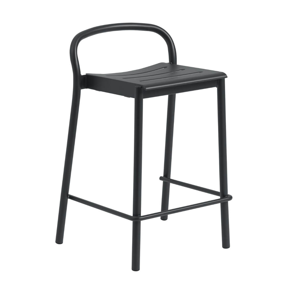 Linear Steel Counter Stool