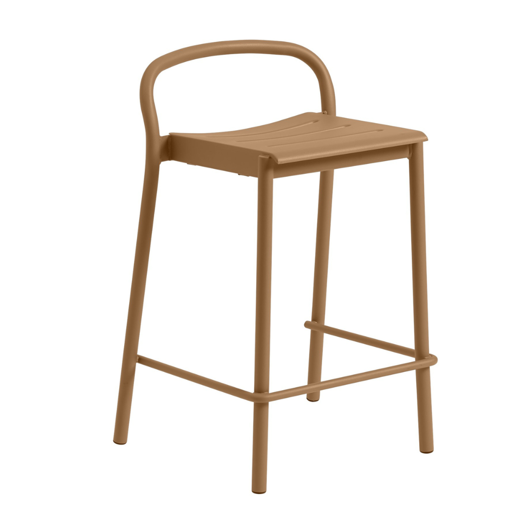 Linear Steel Counter Stool