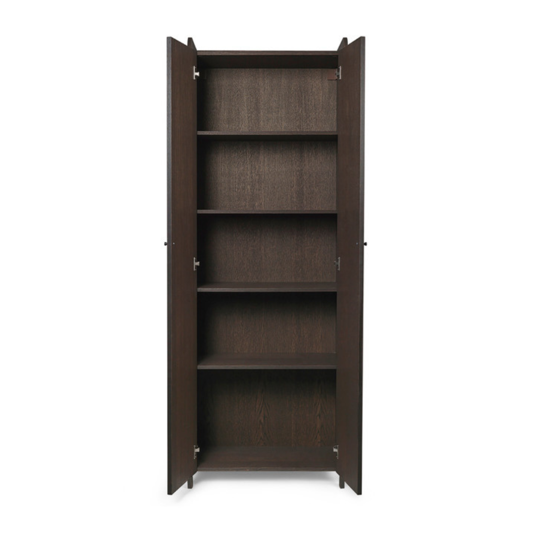 Sill Cupboard - Tall - Dark Stained Oak