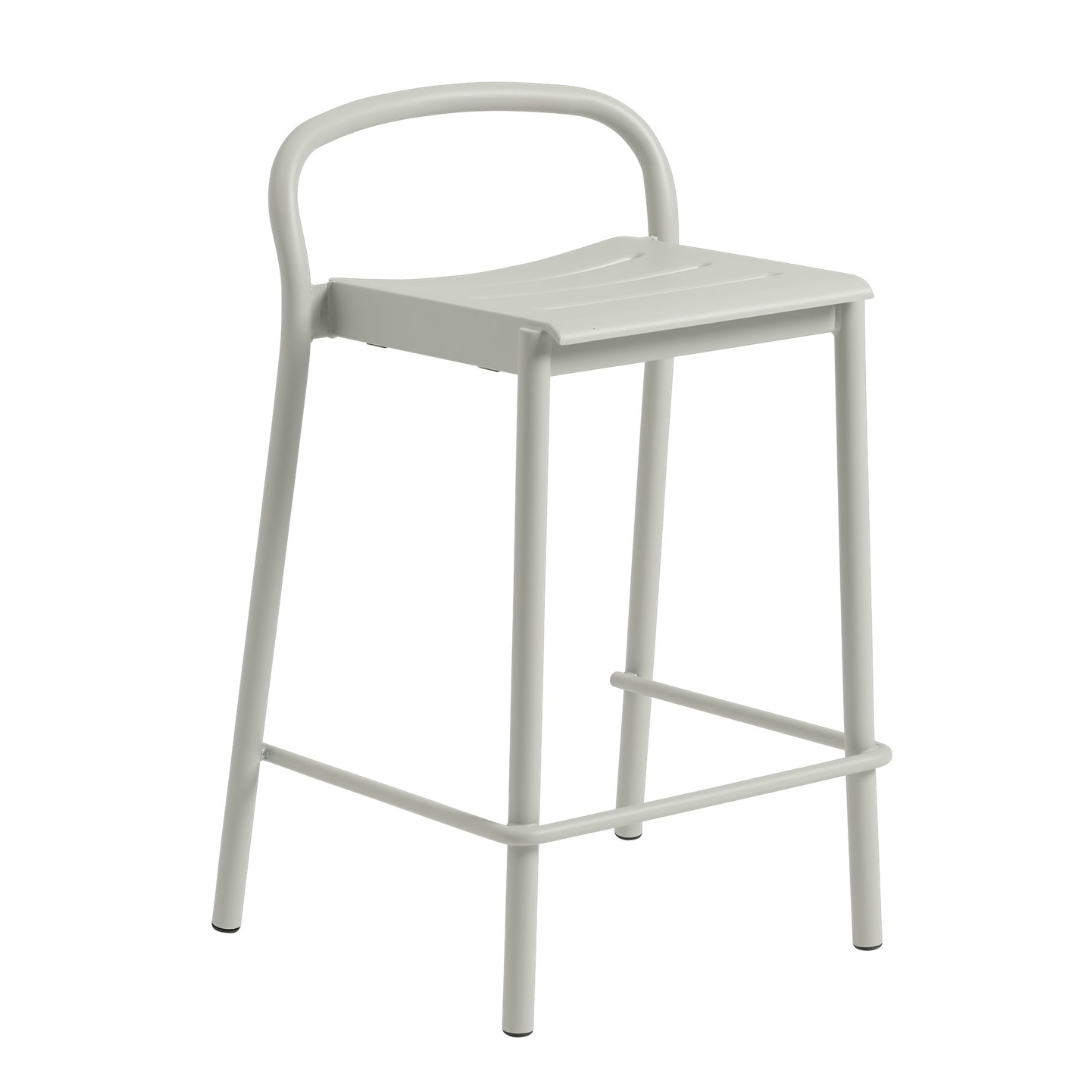 Linear Steel Counter Stool