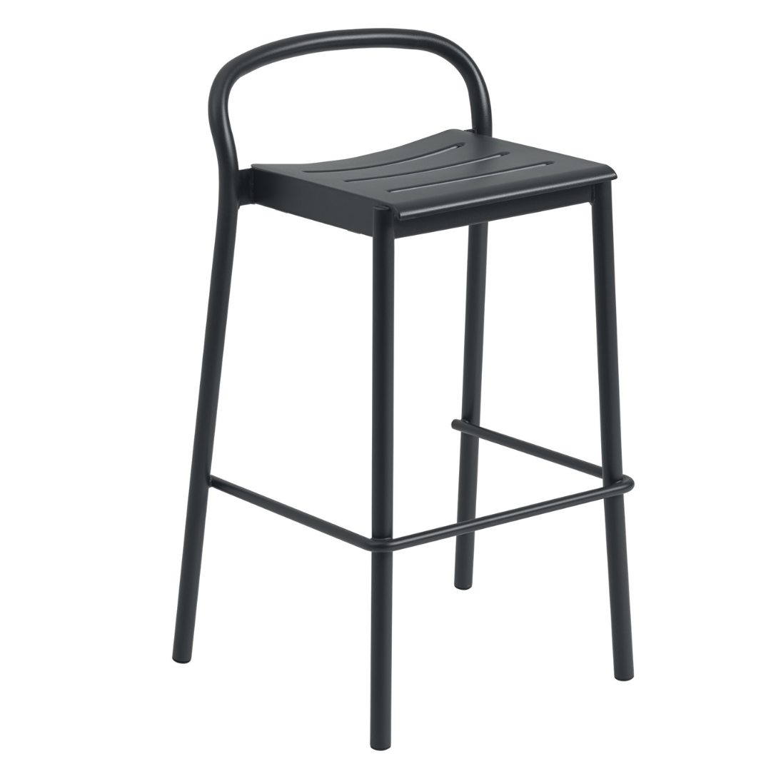 Linear Steel Bar Stool