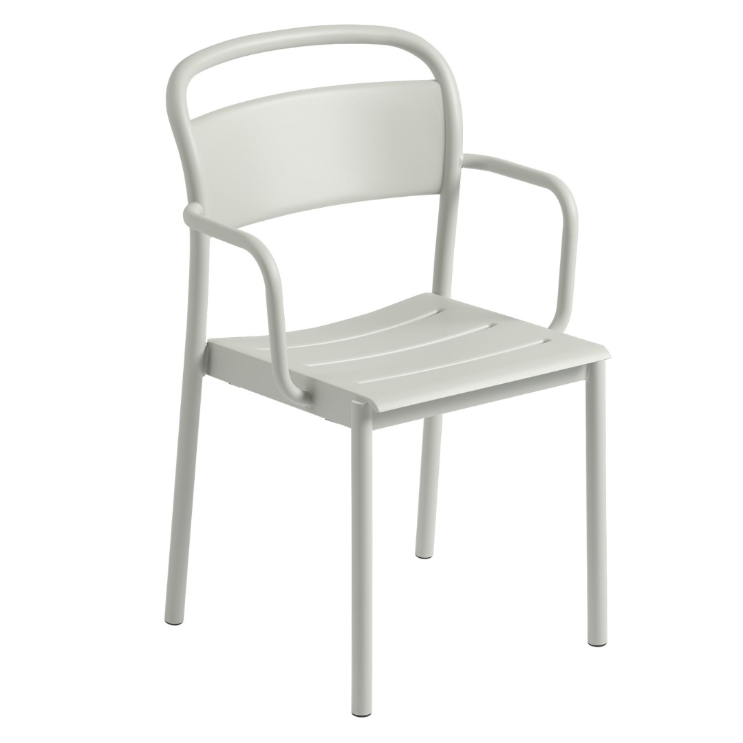 Linear Steel Arm Chair