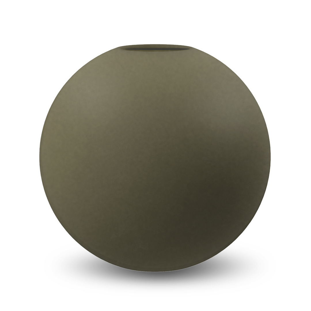 Ball Vase Olive 20cm