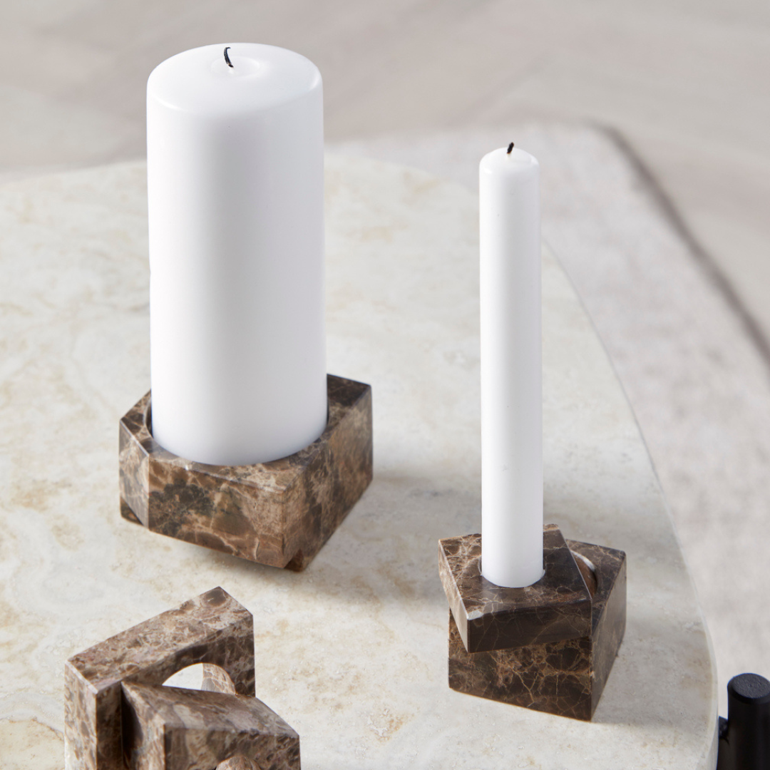 Jeu De Des Candle Holder