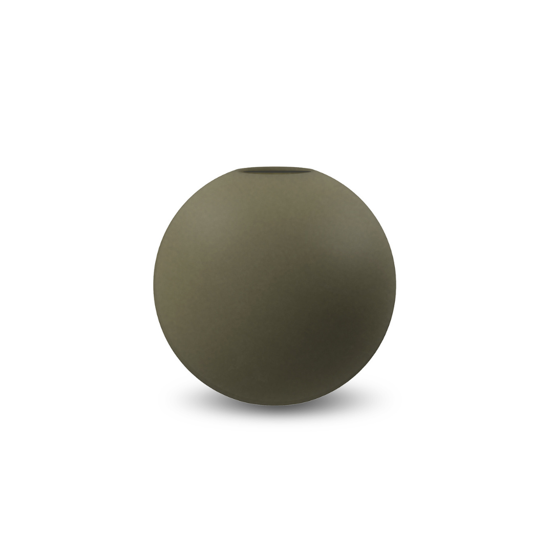 Ball Vase Olive 8cm