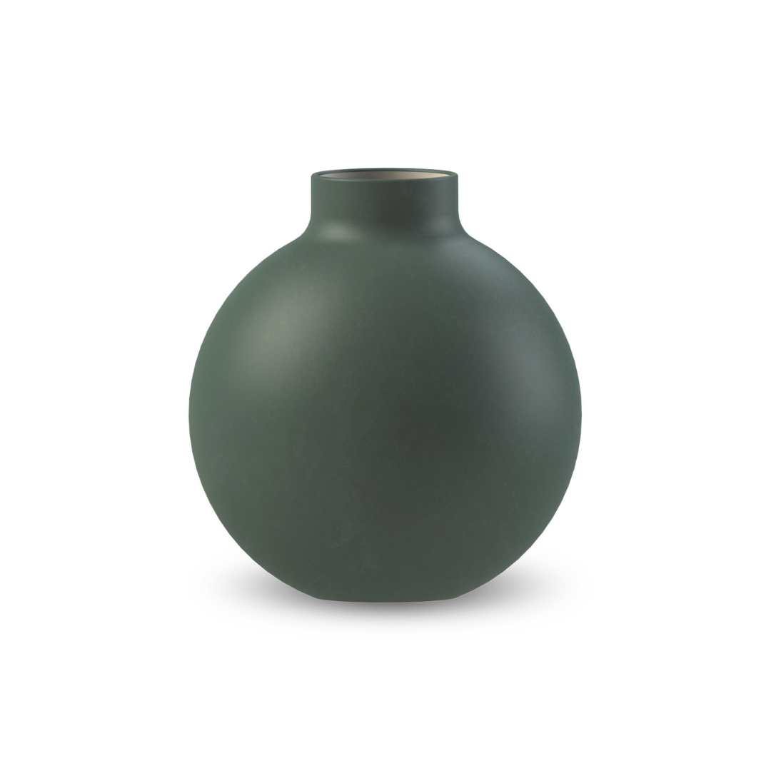 Collar Vase Dark Green 12cm