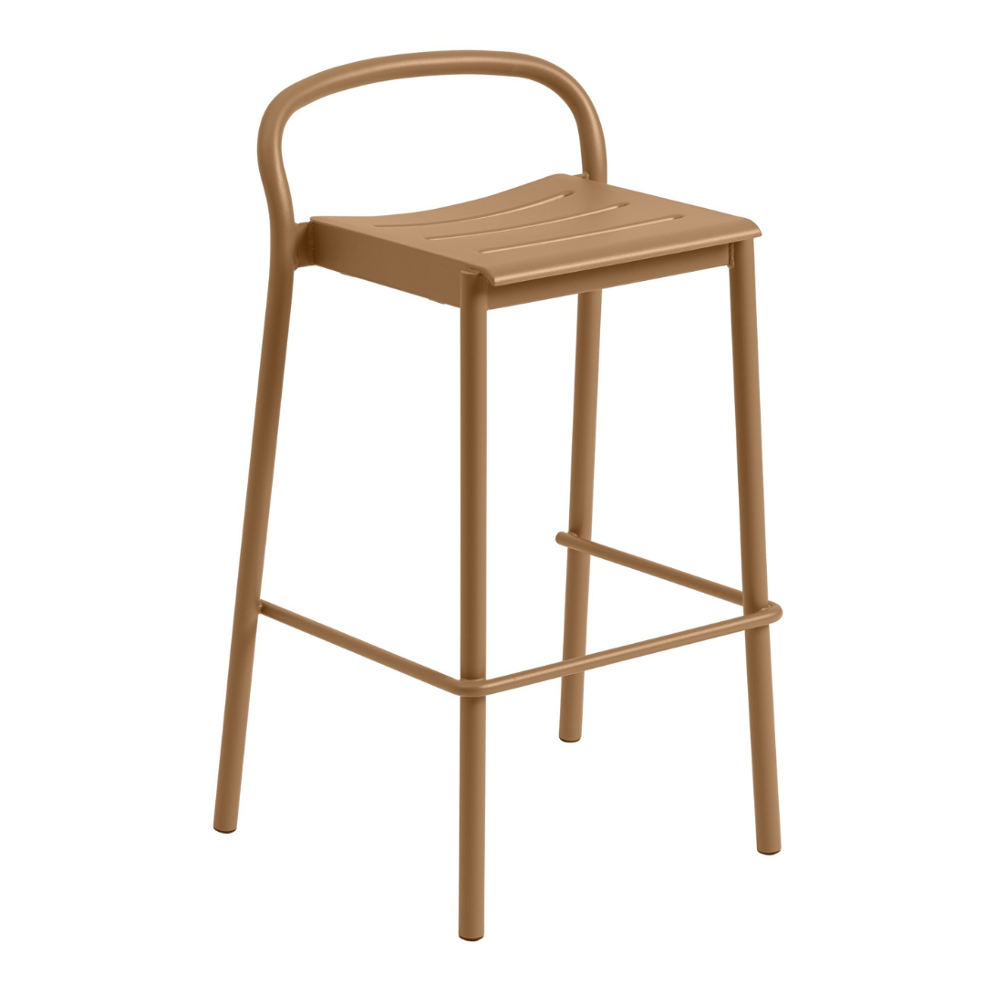 Linear Steel Bar Stool