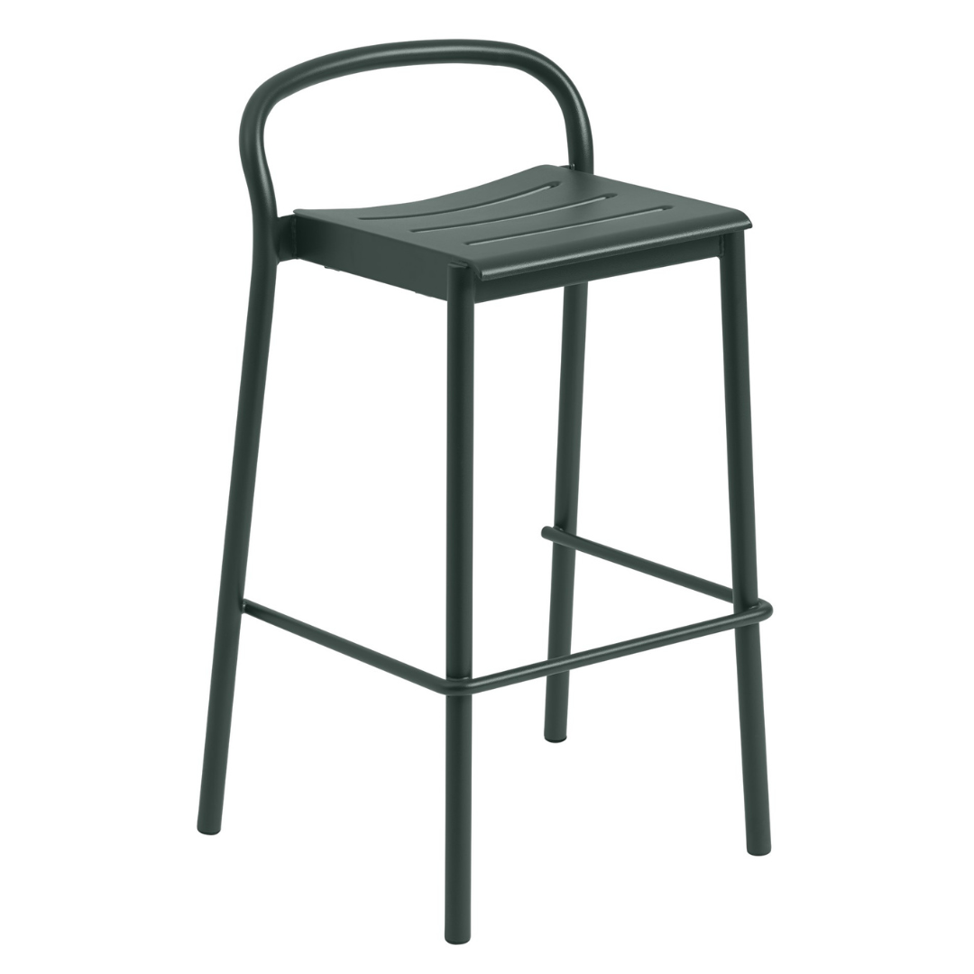 Linear Steel Bar Stool