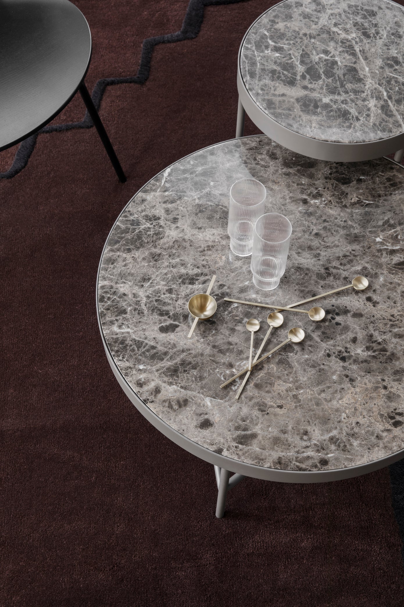 Ferm LivingMarble Table Medium - Batten Home