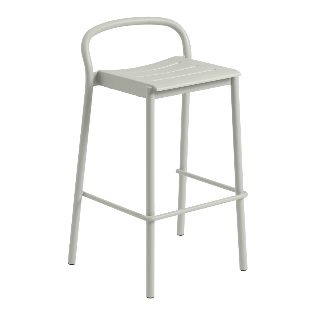 Linear Steel Bar Stool