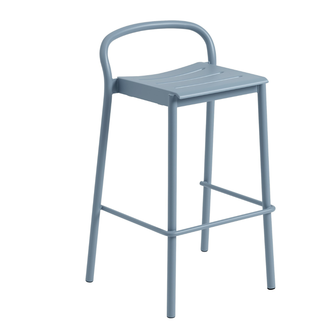 Linear Steel Bar Stool