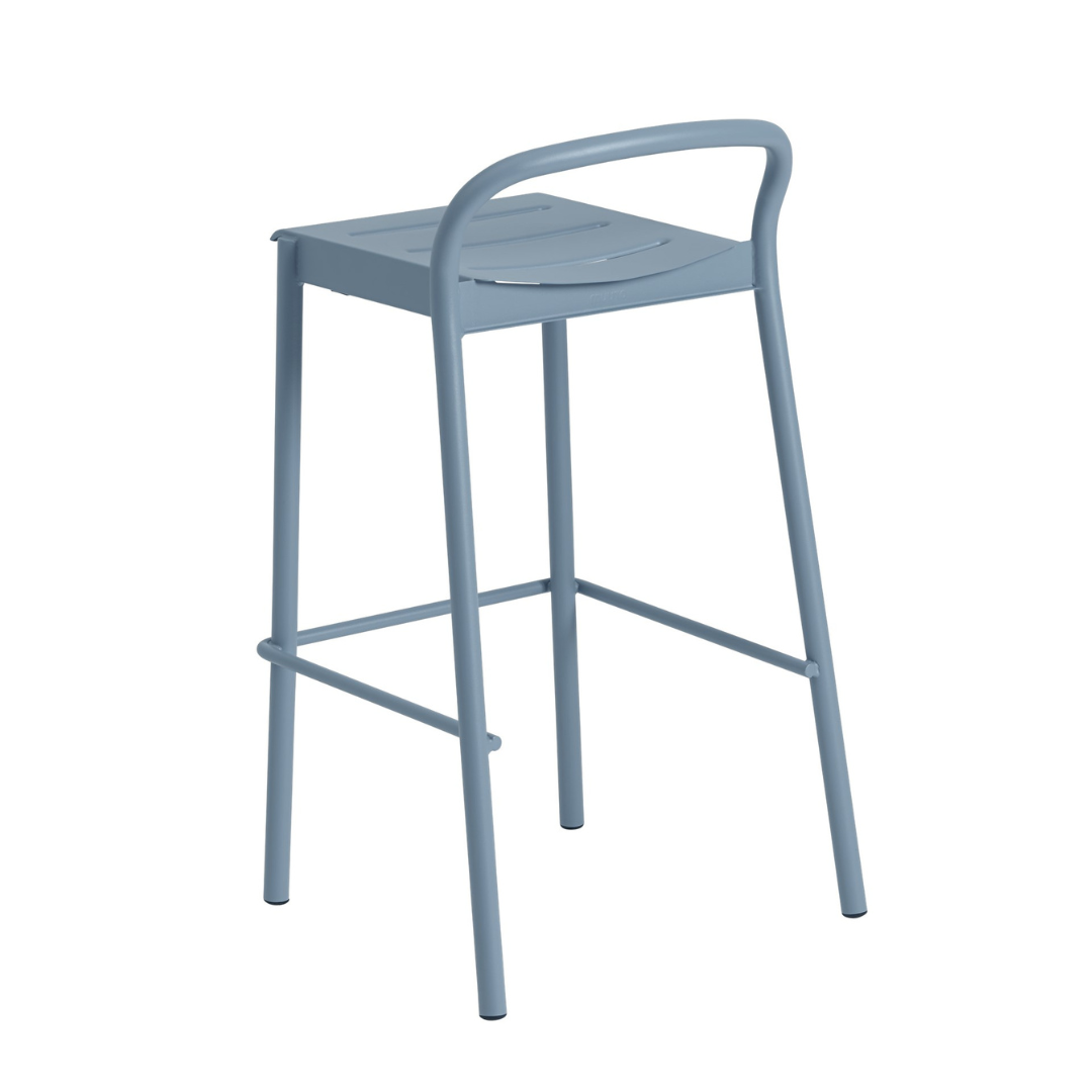 Linear Steel Bar Stool