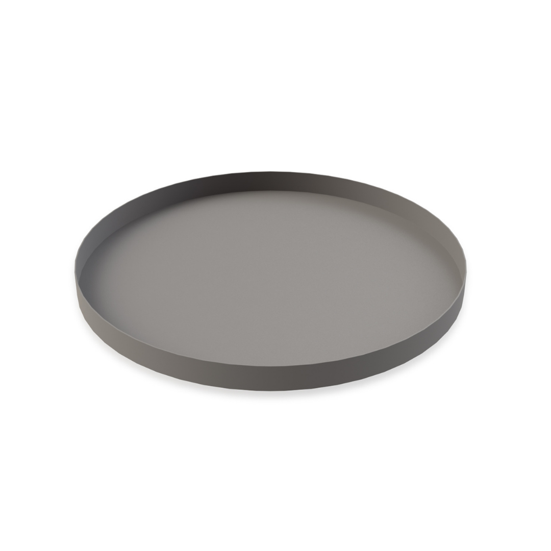 Tray Circle Grey 40cm