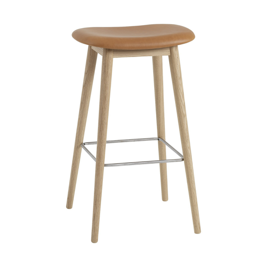 MuutoFiber Bar Stool - Wood Base - Batten Home