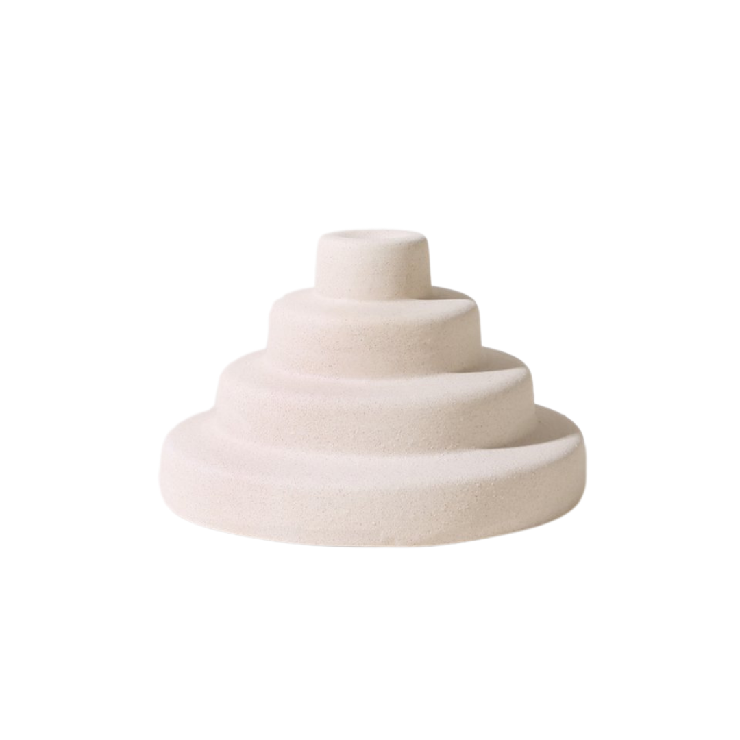 Ceramic Meso Incense Holder - Tan