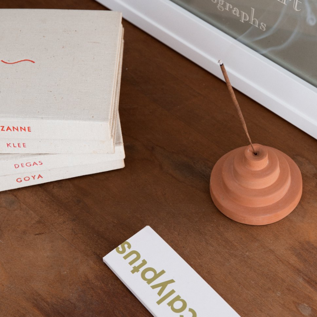 Ceramic Meso Incense Holder - Terracotta