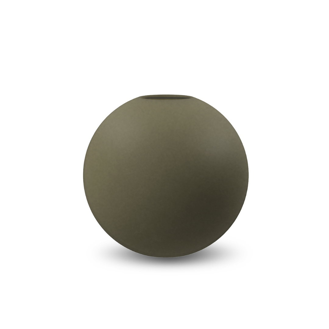 Ball Vase Olive 10cm