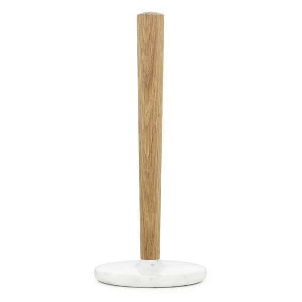 Marble And Wood Paper Towel Holder