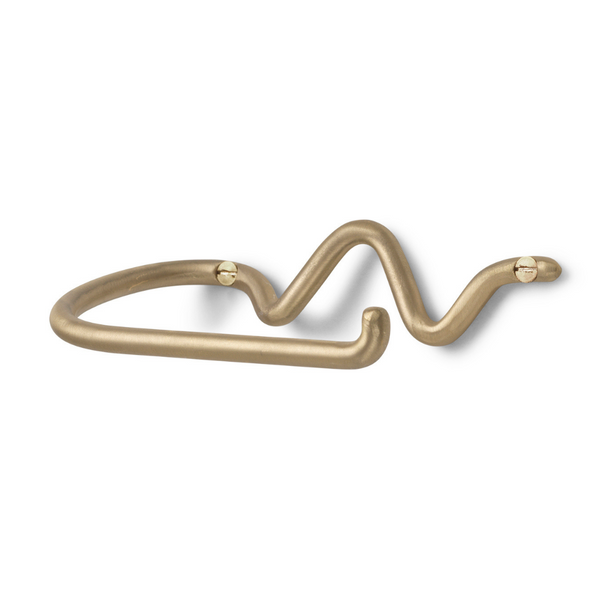 Ferm Living Curvature Toilet Paper Holder - Brass