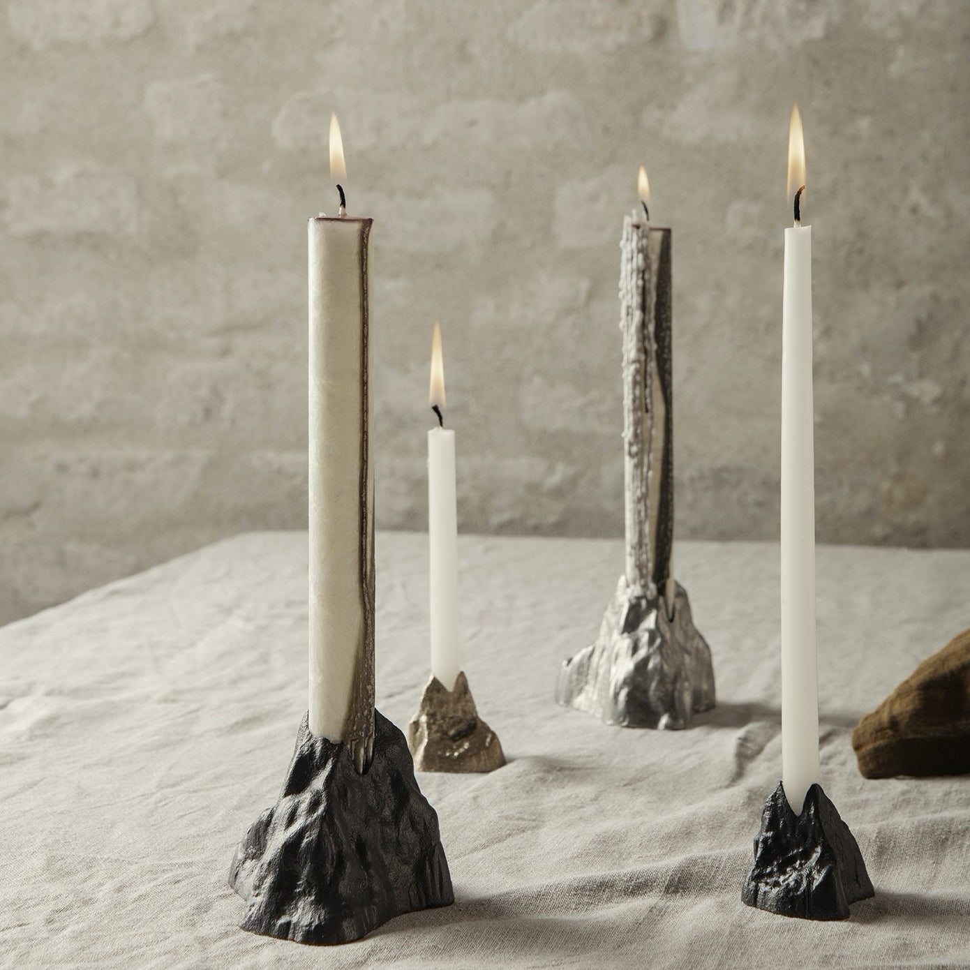 Stone Candle Holder