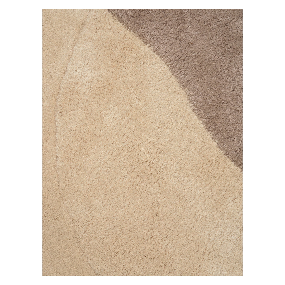 Ferm LivingView Tufted Rug Beige - Batten Home