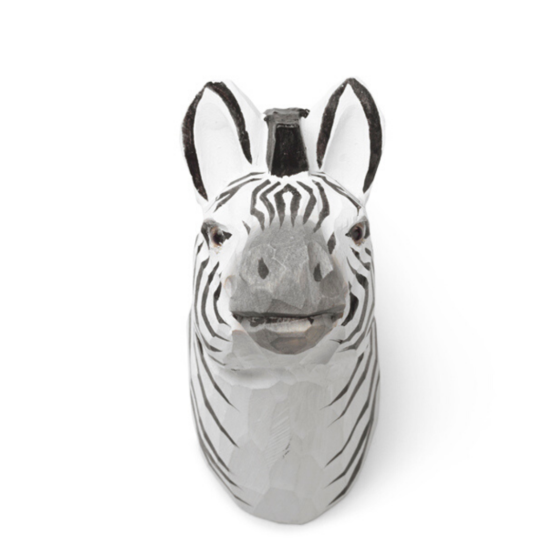 Ferm LivingHand-carved Zebra Animal Hook - Batten Home