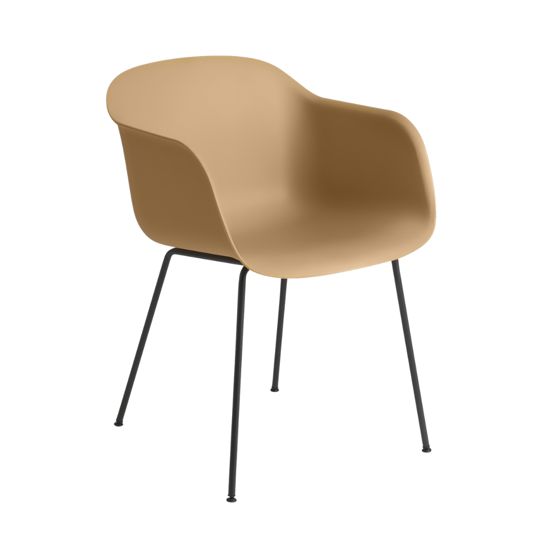 MuutoFiber Armchair - Tube Base - Batten Home