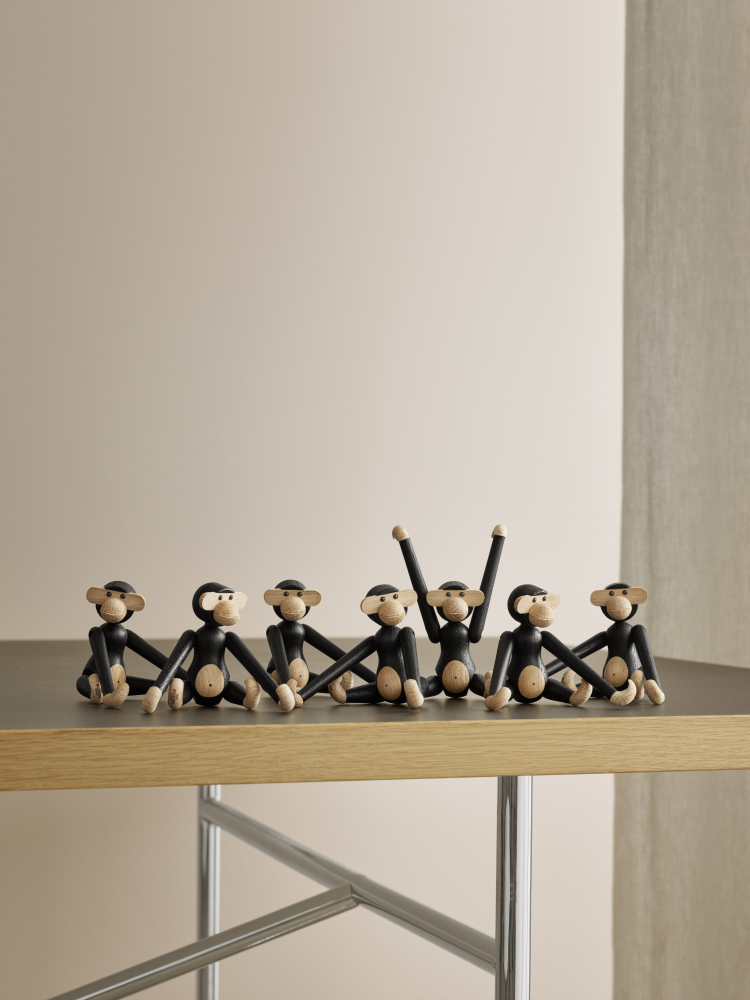 Kay Bojesen Monkey Mini, Black Stained Oak