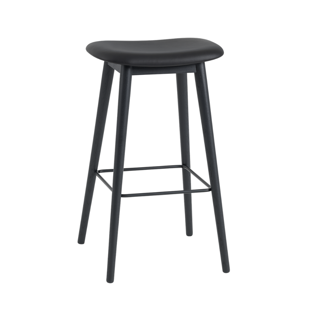 MuutoFiber Bar Stool - Wood Base - Batten Home