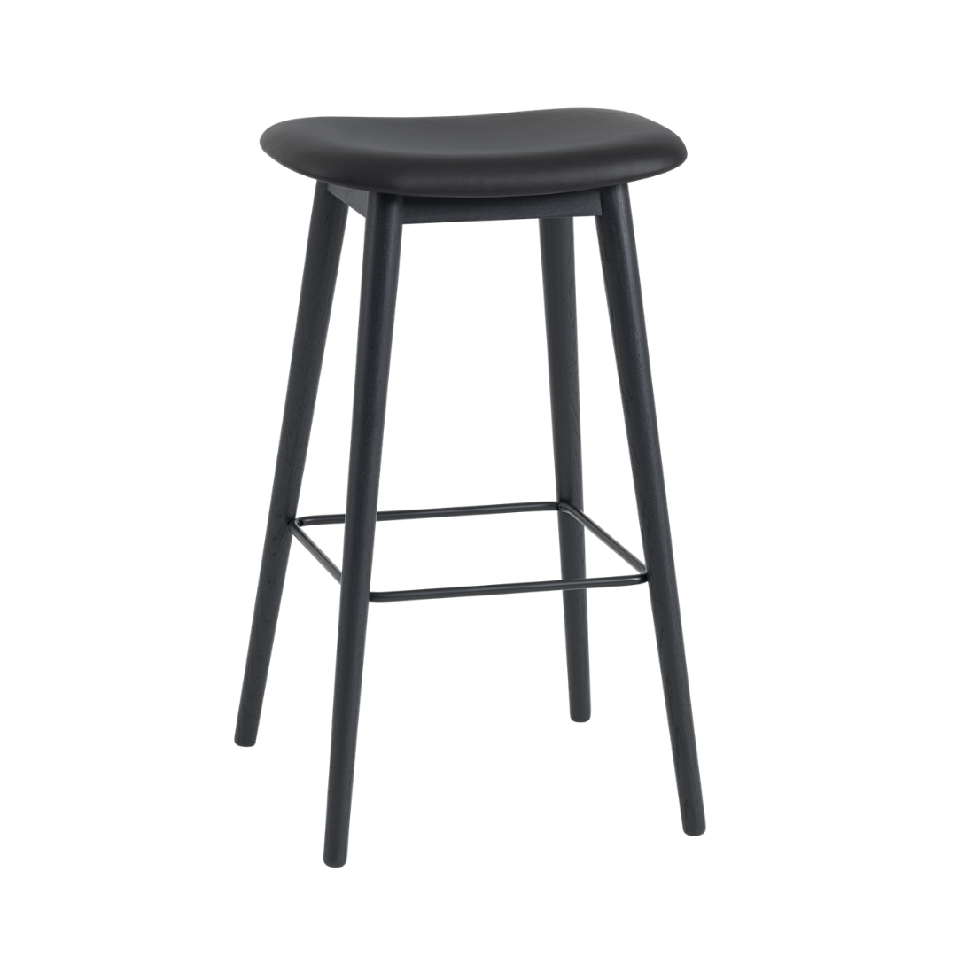 MuutoFiber Bar Stool - Wood Base - Batten Home