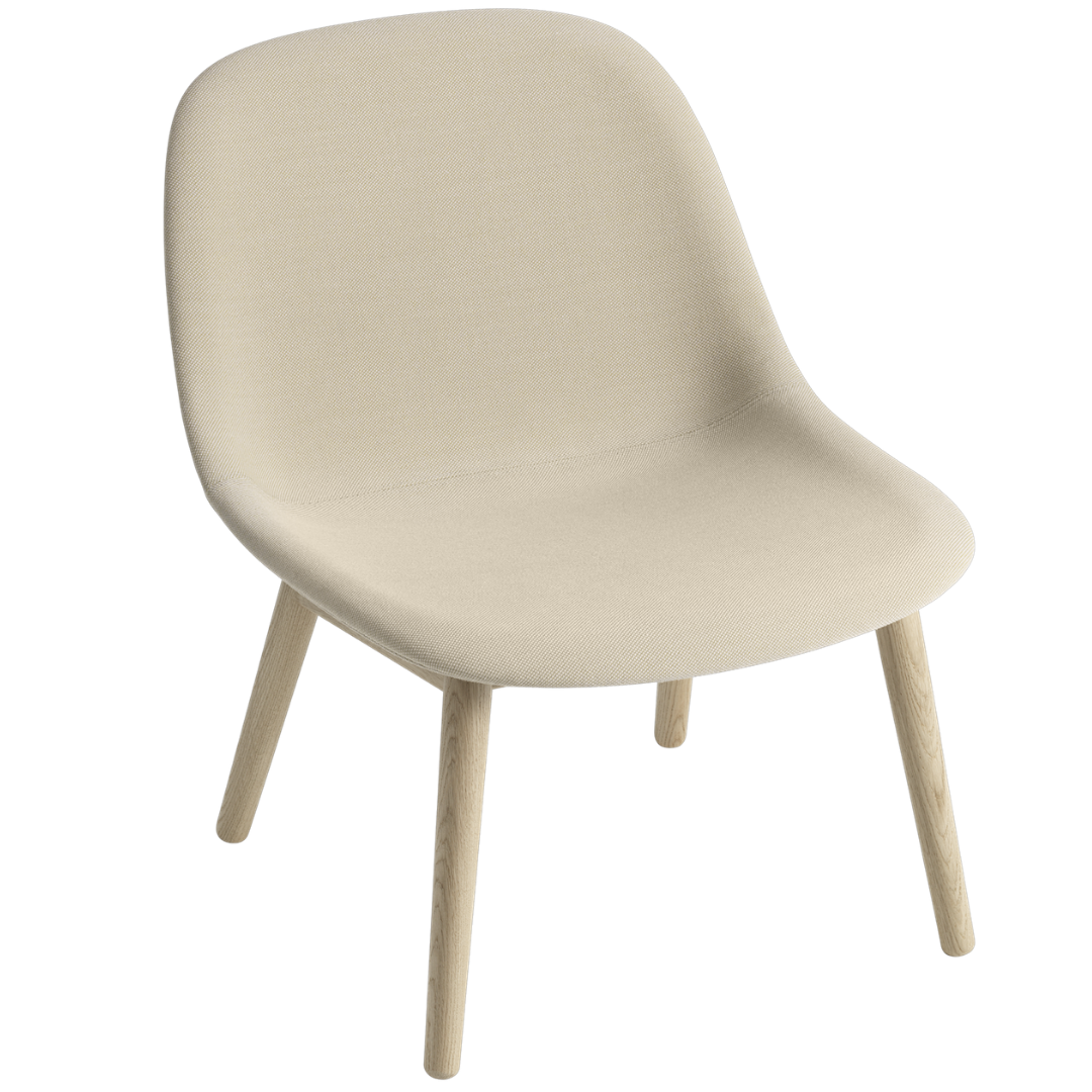 MuutoFiber Lounge Chair - Wood Base - Batten Home