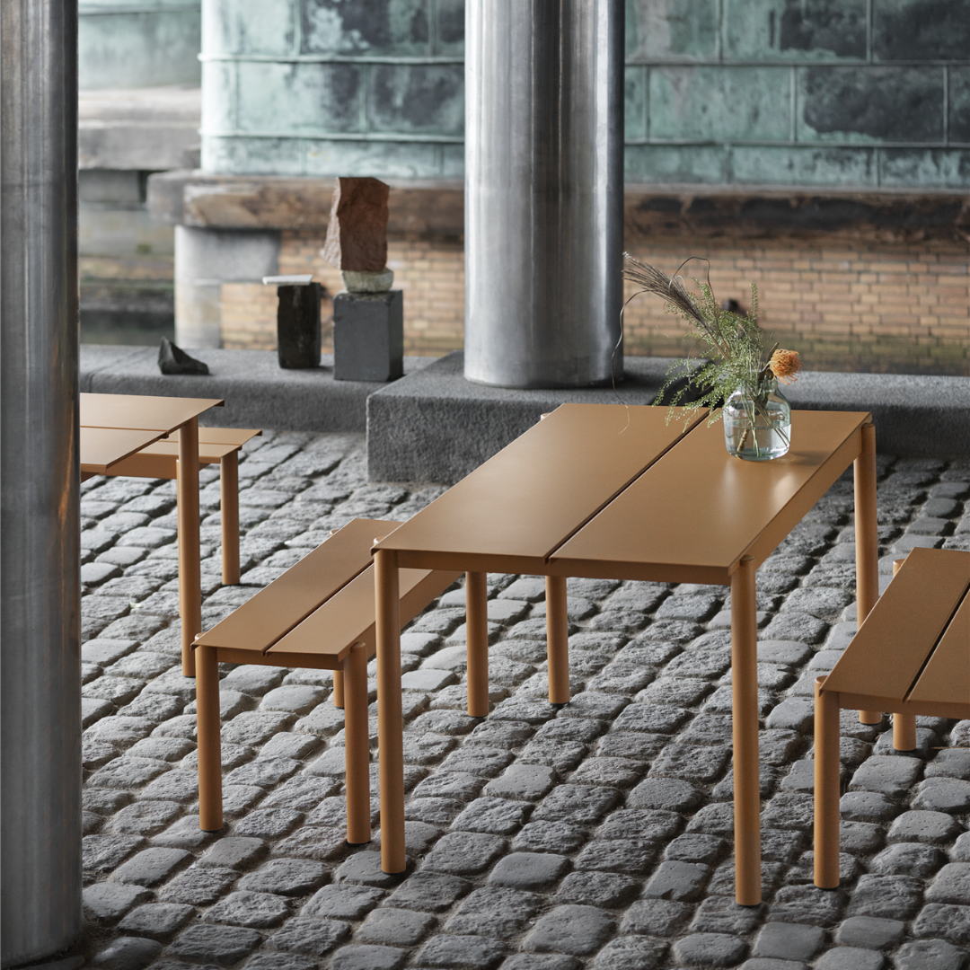 MuutoLinear Steel Table 140 x 75 - Batten Home