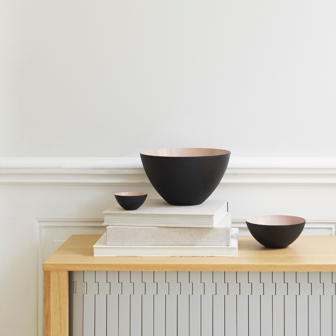 The Krenit Bowl by Normann Copenhagen was inspired by contemporary shapes that are both expressive and fully functional for everyday use. We love its distinct shape, which is both vintage yet modern.