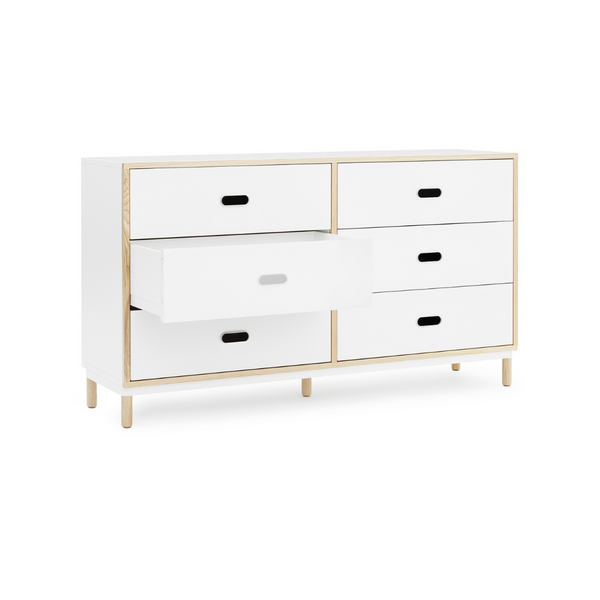 The Kabino Dresser by Normann Copenhagen was designed by Simon Legald as a simple yet stylish storage solution that has careful details added in for a unique look. 