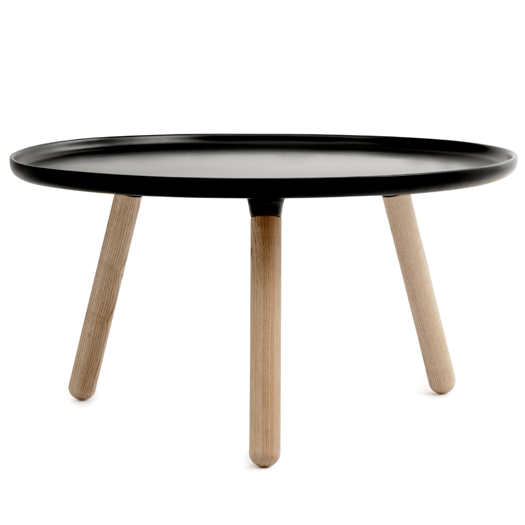 The Tablo Table Large by Normann Copenhagen was designed by Nicholai Wiig as a fun take on a minimal table, with a bold wide top paired with wooden legs. The simple design allows it to blend in with any homes style, we love it as a statement piece in the living room, its large surface area makes the perfect coffee table.