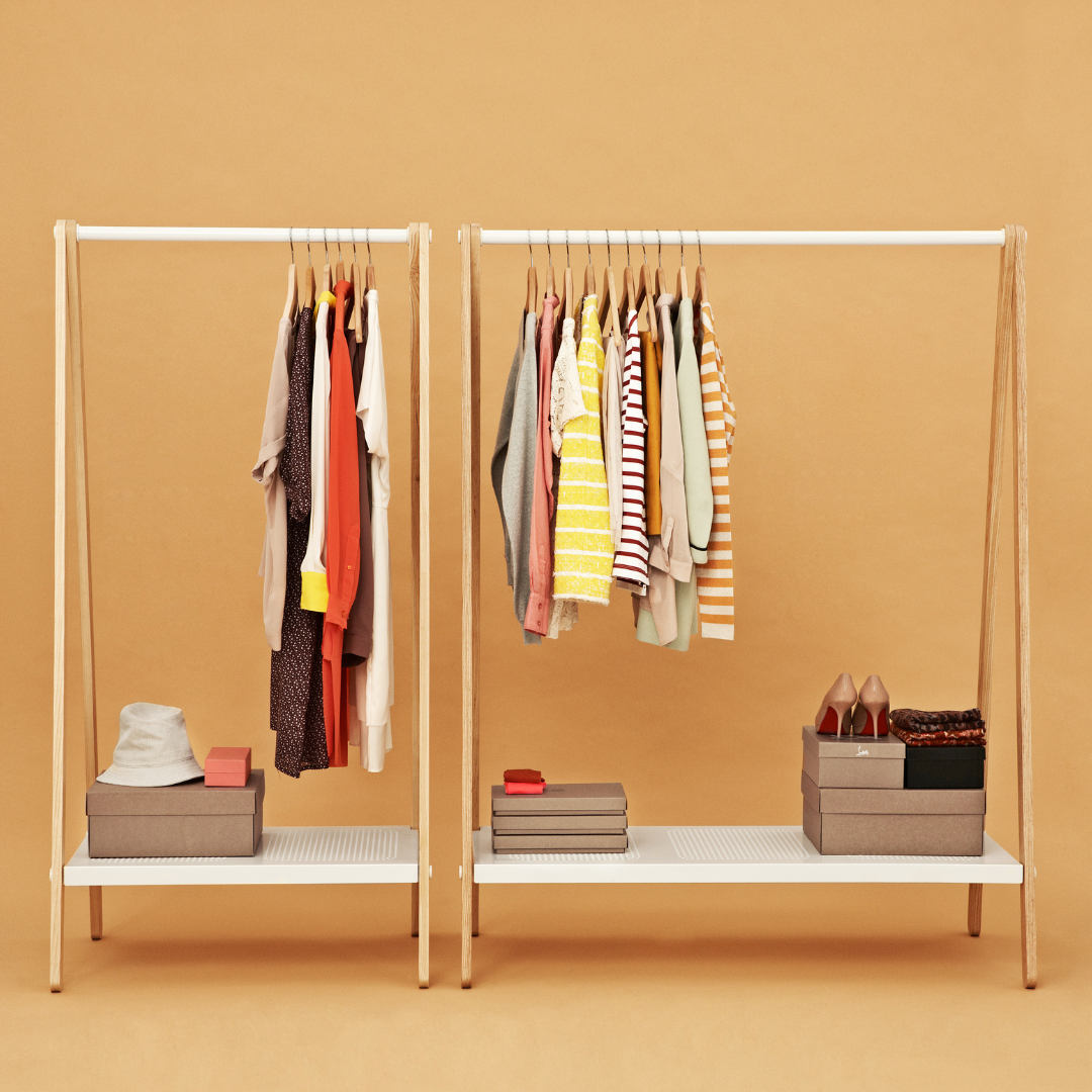 The Toj Clothes Rack is sure to be your favorite storage accessory. Designed by Simon Legald for Normann Copenhagen, this piece combines industrial style with simple and thoughtful design. We adore the clean lines from the metal shelf and trusses which makes it durable, while the wooden structure provides a softer feel, optimal for the bedroom or guest room. 