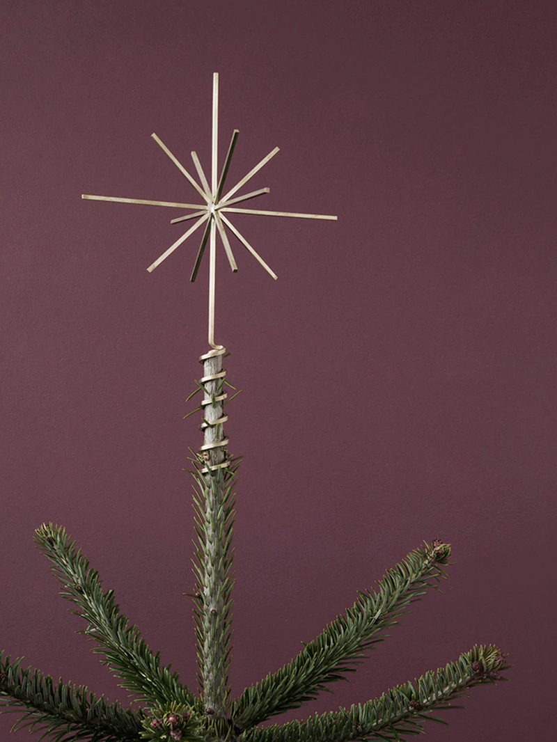 Brass Christmas Tree Top Star