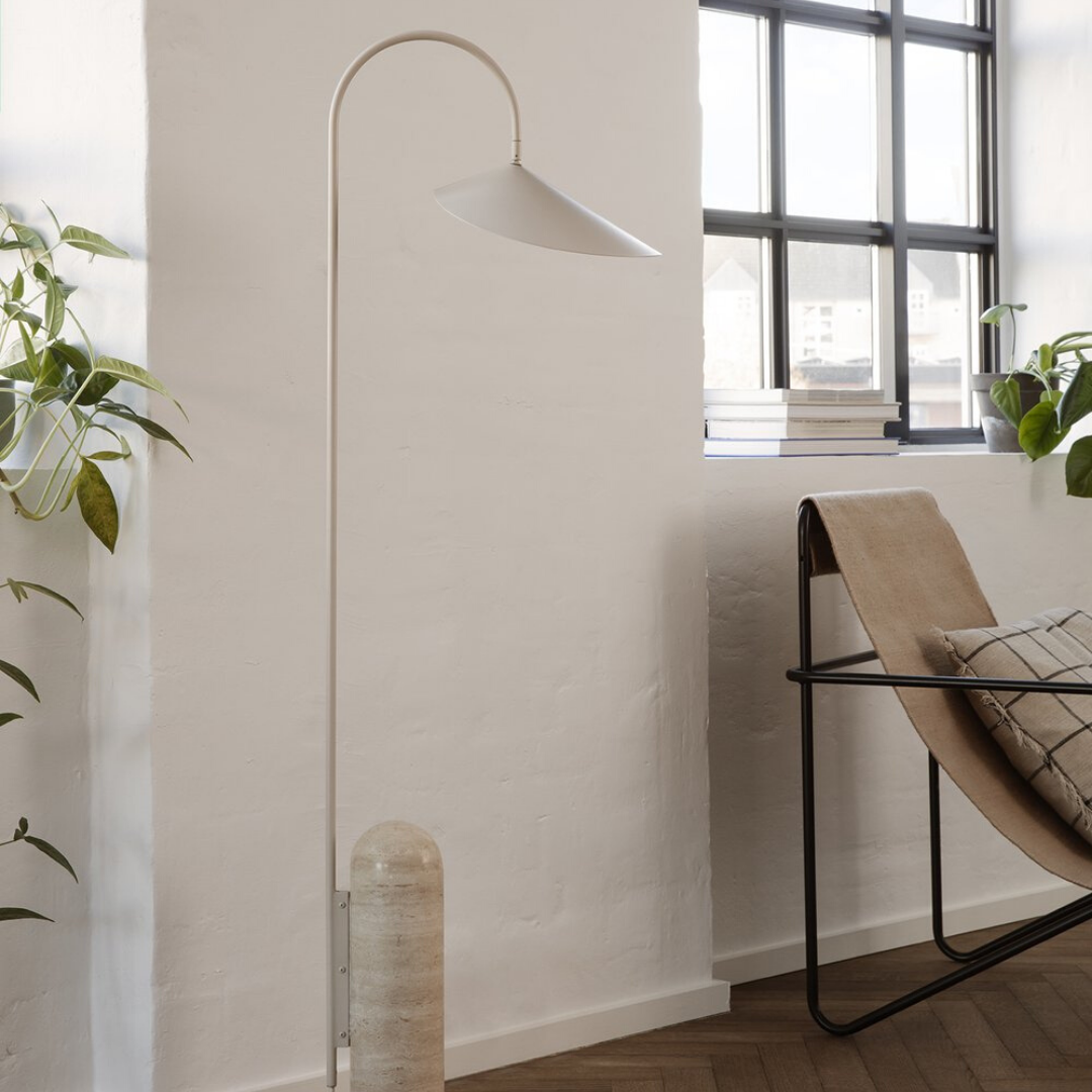 Ferm LivingArum Floor Lamp - Cashmere - Batten Home