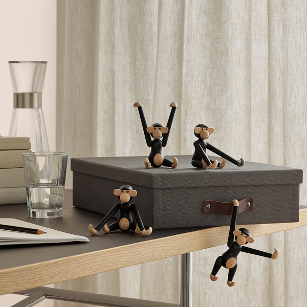 Kay Bojesen Monkey Mini, Black Stained Oak